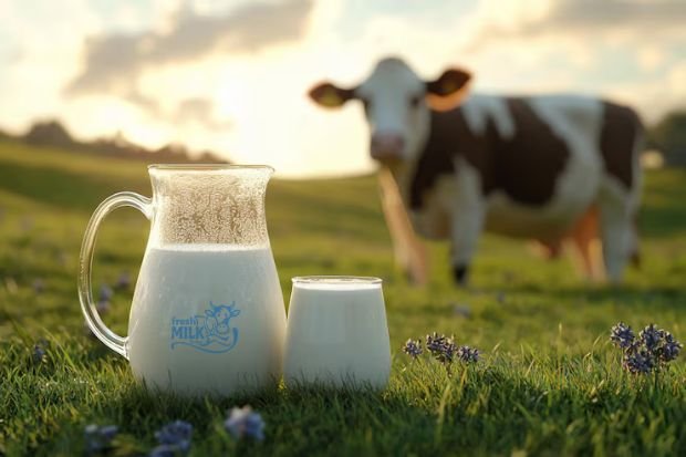 Fresh cow milk in Madinat Hind Dubai