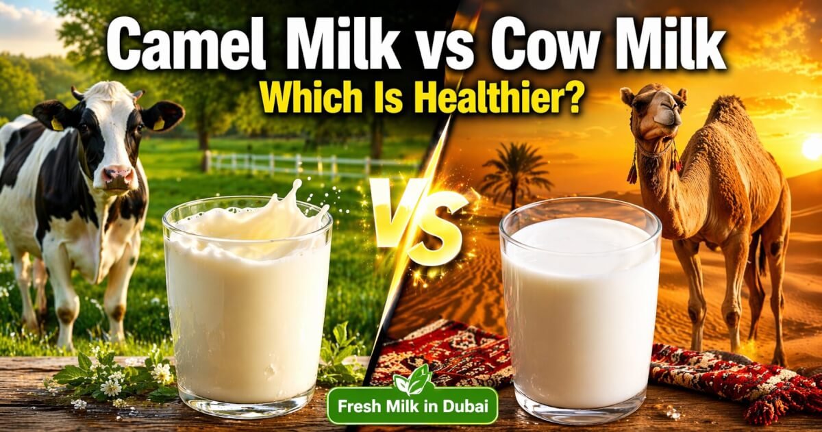 Camel Milk vs Cow Milk Fresh Delivery in Dubai — Fresh Milk in Dubai