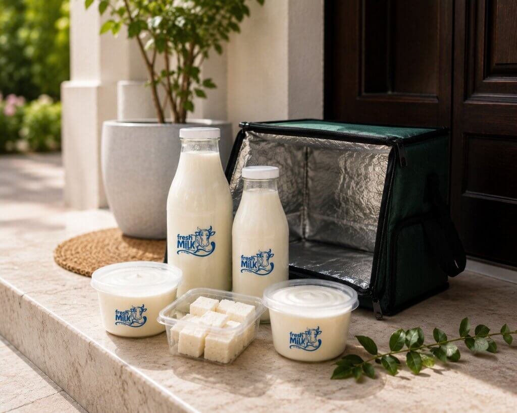 Daily Fresh Dairy Delivery Al Rashidiya