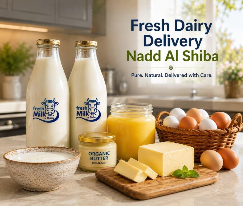 Fresh Dairy Delivery Nadd Al Shiba
