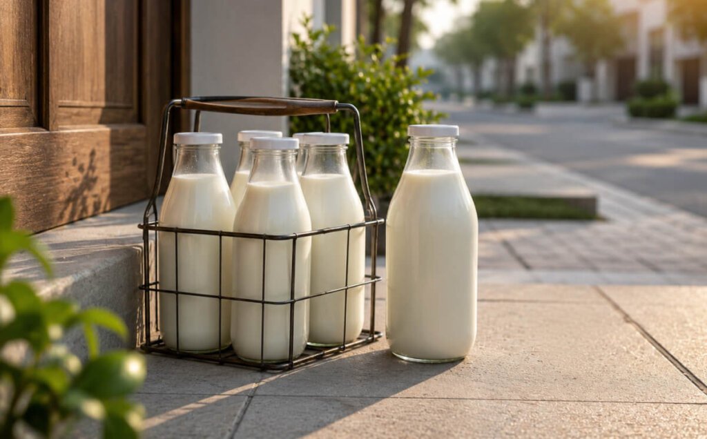Morning Milk Delivery JVT Dubai