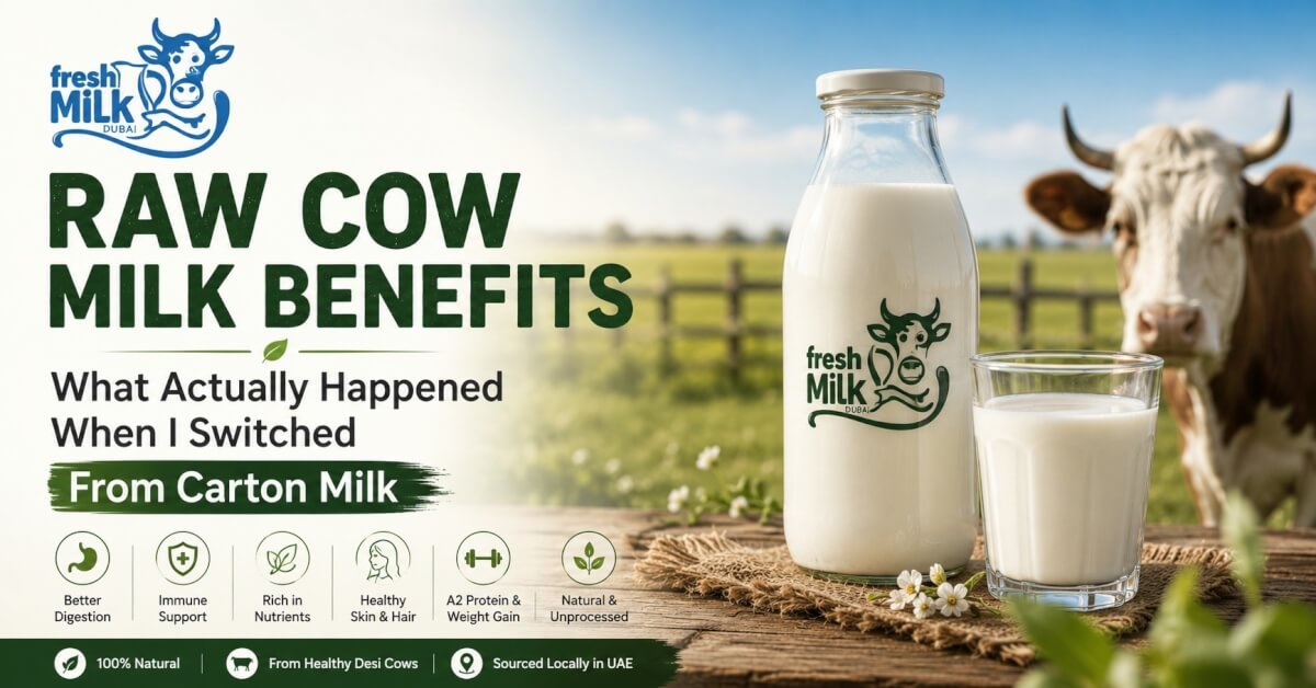 Raw Cow Milk Benefits